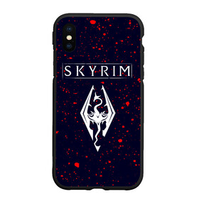 Чехол для iPhone XS Max матовый с принтом TESV: SKYRIM   Брызги в Белгороде, Силикон | Область печати: задняя сторона чехла, без боковых панелей | Тематика изображения на принте: bethesda | elder | game | games | logo | online | paint | rpg | scrolls | skyrim | tes | the | бетесда | брызги | дракон | драконы | игра | игры | краска | лого | онлайн | рпг | символ | символы | скайрим | тес | тэс