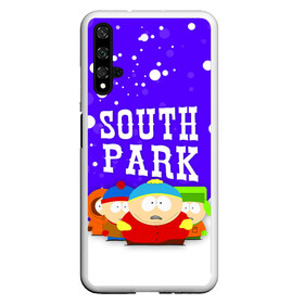 Чехол для Honor 20 с принтом SOUTH PARK   ЮЖНЫЙ ПАРК в Белгороде, Силикон | Область печати: задняя сторона чехла, без боковых панелей | eric cartman | park | south | south park | кайл | картман | картмен | кени | кеннет | кенни | они убили кени | парк | саус парк | сволочи | стэнли | эрик | южный | южный парк