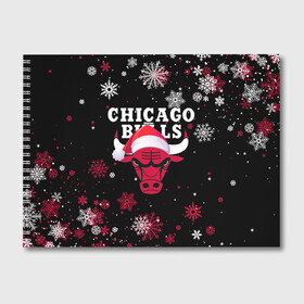 Альбом для рисования с принтом НОВОГОДНИЙ CHICAGO BULLS 2022 СНЕЖИНКИ в Белгороде, 100% бумага
 | матовая бумага, плотность 200 мг. | 2022 | 23 | basketball | bulls | chicago bulls | jordan | logo | michael jordan | nba | red | sport | баскетбол | быки | джордан | лого | майкл джордан | новогодний чикаго булс | новый год | спорт | чикаго буллс | чикаго булс новый год