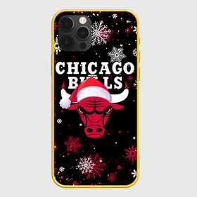 Чехол для iPhone 12 Pro с принтом НОВОГОДНИЙ CHICAGO BULLS 2022 СНЕЖИНКИ в Белгороде, силикон | область печати: задняя сторона чехла, без боковых панелей | 2022 | 23 | basketball | bulls | chicago bulls | jordan | logo | michael jordan | nba | red | sport | баскетбол | быки | джордан | лого | майкл джордан | новогодний чикаго булс | новый год | спорт | чикаго буллс | чикаго булс новый год