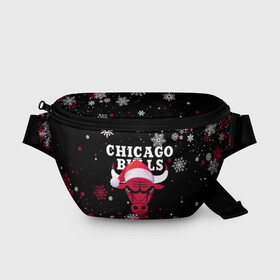 Поясная сумка 3D с принтом НОВОГОДНИЙ CHICAGO BULLS 2022 СНЕЖИНКИ в Белгороде, 100% полиэстер | плотная ткань, ремень с регулируемой длиной, внутри несколько карманов для мелочей, основное отделение и карман с обратной стороны сумки застегиваются на молнию | 2022 | 23 | basketball | bulls | chicago bulls | jordan | logo | michael jordan | nba | red | sport | баскетбол | быки | джордан | лого | майкл джордан | новогодний чикаго булс | новый год | спорт | чикаго буллс | чикаго булс новый год