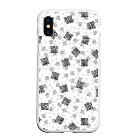 Чехол для iPhone XS Max матовый с принтом PATTERN | QR CODE в Белгороде, Силикон | Область печати: задняя сторона чехла, без боковых панелей | patern | pattern | qr code | qr код | qrcode | qrкод | quick response code | куар | куар код | кью ар код | матричных штриховых кодов | патерн | паттерн | штриховых кодов