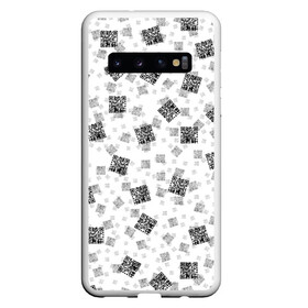 Чехол для Samsung Galaxy S10 с принтом PATTERN | QR CODE в Белгороде, Силикон | Область печати: задняя сторона чехла, без боковых панелей | patern | pattern | qr code | qr код | qrcode | qrкод | quick response code | куар | куар код | кью ар код | матричных штриховых кодов | патерн | паттерн | штриховых кодов