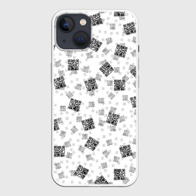 Чехол для iPhone 13 с принтом PATTERN | QR CODE в Белгороде,  |  | patern | pattern | qr code | qr код | qrcode | qrкод | quick response code | куар | куар код | кью ар код | матричных штриховых кодов | патерн | паттерн | штриховых кодов