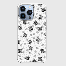 Чехол для iPhone 13 Pro с принтом PATTERN | QR CODE в Белгороде,  |  | patern | pattern | qr code | qr код | qrcode | qrкод | quick response code | куар | куар код | кью ар код | матричных штриховых кодов | патерн | паттерн | штриховых кодов