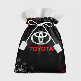 Подарочный 3D мешок с принтом TOYOTA JAPAN RED STYLE ТОЙОТА ЯПОНИЯ в Белгороде, 100% полиэстер | Размер: 29*39 см | Тематика изображения на принте: auto | sport | toyota | авто | автомобиль | автомобильные | бренд | марка | машины | спорт | тойота