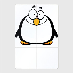 Магнитный плакат 2Х3 с принтом Глазастый пингвин в Белгороде, Полимерный материал с магнитным слоем | 6 деталей размером 9*9 см | Тематика изображения на принте: арктика | девушкам | детский | детям | для детей | зима | крылья | лёд | мороз | пингвин | природа | птица | холод