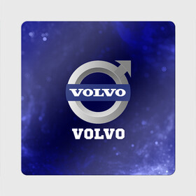 Магнит виниловый Квадрат с принтом ВОЛЬВО Volvo + Пламя в Белгороде, полимерный материал с магнитным слоем | размер 9*9 см, закругленные углы | auto | logo | moto | symbol | volvo | авто | автомобиль | вольво | гонки | знак | лого | логотип | логотипы | марка | машина | мото | огонь | пламя | символ | символы