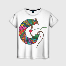Женская футболка 3D с принтом Броненосец в Белгороде, 100% полиэфир ( синтетическое хлопкоподобное полотно) | прямой крой, круглый вырез горловины, длина до линии бедер | броненосец | вишня | волны | животные | звезды | звери | пазл | радуга | узоры | чешуя