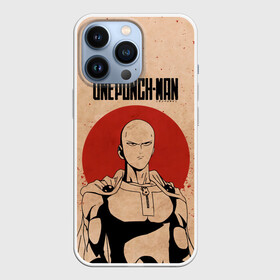 Чехол для iPhone 13 Pro с принтом One Punch Man эпик Сайтама в Белгороде,  |  | Тематика изображения на принте: hagemanto | one punch man | one punchman | onepunchman | saitama | sensei | аниме | ван панч мен | ванпанчмен | лысый плащ | манга | сайтама | сильнейший человек | учитель | человек одинудар | человек одного удара