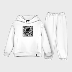 Детский костюм хлопок Oversize с принтом SKULL  BONES (QR code) в Белгороде,  |  | 19 | bones | code | corona | covid | ncov | ncov19 | qr | quick | response | skull | virus | антивирус | антикоронавирус | быстрый | вирус | ковид | код | корона | коронавирус | кости | отклик | череп