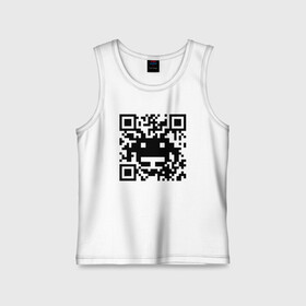 Детская майка хлопок с принтом QR-Monster в Белгороде,  |  | 19 | code | corona | covid | meme | memes | monster | ncov | ncov19 | qr | quick | response | virus | антивирус | антикоронавирус | быстрый | вирус | ковид | код | корона | коронавирус | мем | мемы | монстр | отклик