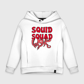 Детское худи Oversize хлопок с принтом Squid Squad в Белгороде, френч-терри — 70% хлопок, 30% полиэстер. Мягкий теплый начес внутри —100% хлопок | боковые карманы, эластичные манжеты и нижняя кромка, капюшон на магнитной кнопке | 001 | 067 | 101 | 199 | 212 | 456 | game | korea | mask | netflix | ojingeo geim | squid game | деньги | игра | игра в кальмара | кальмар | кино | кореец | корея | криминал | кровь | маска | нетфликс | сериал | триллер