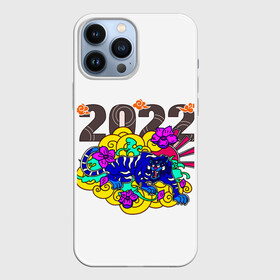 Чехол для iPhone 13 Pro Max с принтом 2022 тигр в облаках в Белгороде,  |  | 2022 | new year | tiger | water tiger | водяной тигр | символ года