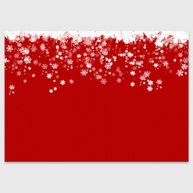 Поздравительная открытка с принтом Рождественские снежинки в Белгороде, 100% бумага | плотность бумаги 280 г/м2, матовая, на обратной стороне линовка и место для марки
 | Тематика изображения на принте: 2021 | 2022 | happy new year 2022 | новогодние снежинки | новый год | новый год 2022 | рождественские снежинки | рождество | снежинки