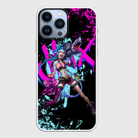 Чехол для iPhone 13 Pro Max с принтом JINX LOL NEON PAINTS   ЛОЛ БРЫЗГИ КРАСОК ДЖИНКС АРКЕЙН в Белгороде,  |  | akali | arcane | fan | fan art | hero | jinx | kda | kda mas | league of legends | lol | moba | акали | аркейн | герой | джинкс | кда | лига легенд | лол | моба