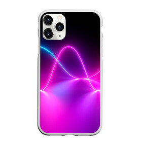 Чехол для iPhone 11 Pro матовый с принтом Лучи света pink theme в Белгороде, Силикон |  | абстрактные | волна | волна света | излучение | киберпанк | лучи | лучи света | неон | неоновые принты | рисунок | свет
