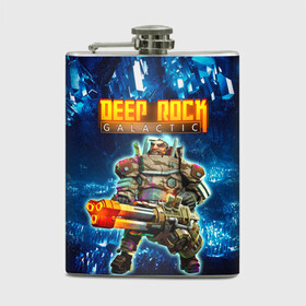 Фляга с принтом Deep Rock Galactic Gunner в Белгороде, металлический корпус | емкость 0,22 л, размер 125 х 94 мм. Виниловая наклейка запечатывается полностью | deep rock galactic | drg | dwarf | gnome | gunner | гном | дип рок галактик | добыча минералов | космические шахтеры | стрелок