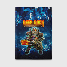 Обложка для автодокументов с принтом Deep Rock Galactic / Gunner в Белгороде, натуральная кожа |  размер 19,9*13 см; внутри 4 больших “конверта” для документов и один маленький отдел — туда идеально встанут права | Тематика изображения на принте: deep rock galactic | drg | dwarf | gnome | gunner | гном | дип рок галактик | добыча минералов | космические шахтеры | стрелок