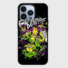 Чехол для iPhone 13 Pro с принтом Battletoads   Боевые Жабы в Белгороде,  |  | battletoads | pimple | rash | zitz | боевые жабы | зитц | игры | лягушки | пимпл | раш