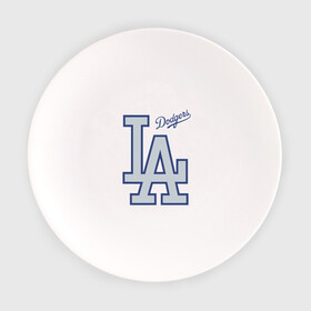 Тарелка с принтом Los Angeles Dodgers - baseball team в Белгороде, фарфор | диаметр - 210 мм
диаметр для нанесения принта - 120 мм | Тематика изображения на принте: baseball | dodgers | los angeles | team | бейсбол | лосанжелес | сша