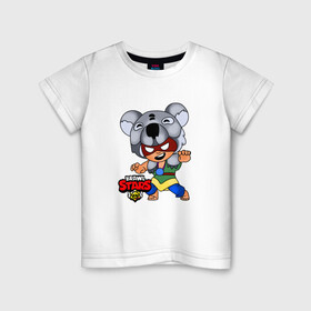 Детская футболка хлопок с принтом Koala Nita из Brawl Stars в Белгороде, 100% хлопок | круглый вырез горловины, полуприлегающий силуэт, длина до линии бедер | brawl stars | games | koala | nita | бравл старс | игры | коала | нита | персонажи