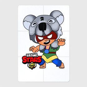 Магнитный плакат 2Х3 с принтом Koala Nita из Brawl Stars в Белгороде, Полимерный материал с магнитным слоем | 6 деталей размером 9*9 см | brawl stars | games | koala | nita | бравл старс | игры | коала | нита | персонажи