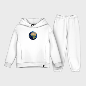Детский костюм хлопок Oversize с принтом планета солнечной системы земля в Белгороде,  |  | Тематика изображения на принте: астрономия | вселенная | континент | космос | мир | океан | планета | шар