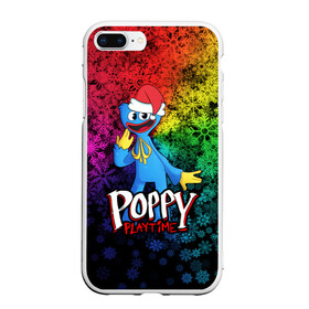 Чехол для iPhone 7Plus/8 Plus матовый с принтом POPPY PLAYTIME НОВОГОДНИЙ ПОППИ ПЛЕЙТАЙМ в Белгороде, Силикон | Область печати: задняя сторона чехла, без боковых панелей | poppy playtime | игра | монстр | плэйтайм | попи плей тайм | попи плэй тайм | попиплейтам | попиплэйтайм | поппи плейтайм | поппиплэйтайм | хагги вагги | хаги ваги | хоррор