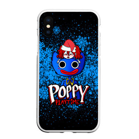 Чехол для iPhone XS Max матовый с принтом POPPY PLAYTIME ПОППИ ПЛЕЙТАЙМ СНЕЖИНКИ в Белгороде, Силикон | Область печати: задняя сторона чехла, без боковых панелей | poppy playtime | игра | монстр | новый год | плэйтайм | попи плей тайм | попи плэй тайм | попиплейтам | попиплэйтайм | поппи плейтайм | поппиплэйтайм | снег | снежинки | хагги вагги | хаги ваги | хоррор