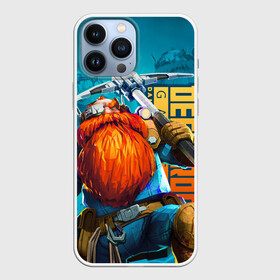 Чехол для iPhone 13 Pro Max с принтом Deep Rock Galactic (The Scout) в Белгороде,  |  | Тематика изображения на принте: deep rock galactic | miner | the driller | the engineer | the gunner | the scout | бурильщик | дворф | игры | инженер | разведчик | стрелок | шахтёр