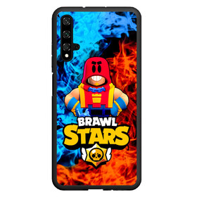 Чехол для Honor 20 с принтом ГРОМ БРАВЛ СТАРС GROM BRAWL STARS ОГОНЬ в Белгороде, Силикон | Область печати: задняя сторона чехла, без боковых панелей | Тематика изображения на принте: brawl | brawl stars | brawler | grom | stars | боец | бравл старс | бравлер | брол старс | гром | мобильная игра | новый | хроматик | хроматические | хроматический боец | эпич