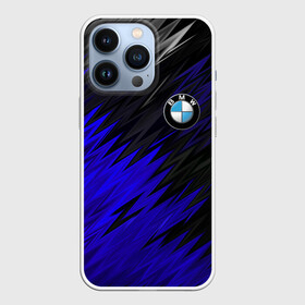 Чехол для iPhone 13 Pro с принтом БМВ АБСТРАКЦИЯ СИНЯЯ   GEOMETRY STRIPES LINE в Белгороде,  |  | bmw | bmw motorsport | bmw performance | carbon | m | m power | motorsport | performance | sport | бмв | бмв перформанс | карбон | моторспорт | спорт