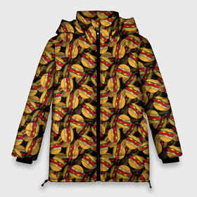Женская зимняя куртка Oversize с принтом Бургеры (Burgers) в Белгороде, верх — 100% полиэстер; подкладка — 100% полиэстер; утеплитель — 100% полиэстер | длина ниже бедра, силуэт Оверсайз. Есть воротник-стойка, отстегивающийся капюшон и ветрозащитная планка. 

Боковые карманы с листочкой на кнопках и внутренний карман на молнии | burger | cheeseburger | fast food | hamburger | hot dog | pizza | taco burrito | блюдо | бургер | быстрое питание | гамбургер | еда | жратва | завтрак | корм | кушанье | макдоналдс | обед | перекус | пицца | пища | повар