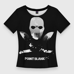 Женская футболка 3D Slim с принтом Point Blank Free Rebels в Белгороде,  |  | ctforce | free rebels | point blank | project blackout | динозавр | игры | миротворец | повстанец