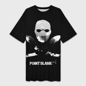 Платье-футболка 3D с принтом Point Blank Free Rebels в Белгороде,  |  | ctforce | free rebels | point blank | project blackout | динозавр | игры | миротворец | повстанец