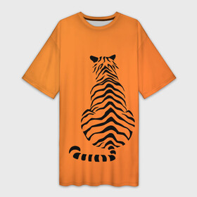 Платье-футболка 3D с принтом ПОЛОСАТЫЙ ХИЩНИК в Белгороде,  |  | 2022 | 22 | animal | beast | christmas | merry | new | predator | tiger | year | водяного | водяной | год | животное | животные | зверь | новый | полосатый | полосы | рождество | тигр | тигра | хищник