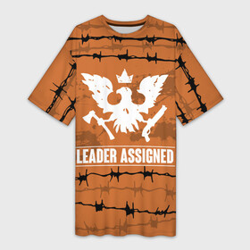 Платье-футболка 3D с принтом Leader Assigned  State of Decay в Белгороде,  |  | state of decay | survival horror | undead labs | загнивающий штат | зомби апокалипсис | назначенный лидер | стадия разложения | стейт оф декай