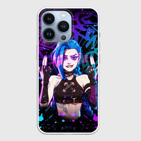 Чехол для iPhone 13 Pro с принтом JINX NEON ARCANE LEAGUE OF LEGENDS   АРКЕЙН ДЖИНКС НЕОН в Белгороде,  |  | akali | arcane | fan | fan art | hero | jinx | kda | kda mas | league of legends | lol | moba | акали | аркейн | герой | джинкс | кда | лига легенд | лол | моба