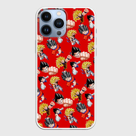 Чехол для iPhone 13 Pro Max с принтом Dragon Ball Z (Goku Pattern) в Белгороде,  |  | anime | dragonball | goku | аниме | анимэ | гоку | драконий | жемчуг | манга