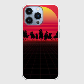Чехол для iPhone 13 Pro с принтом ковбои в закате в Белгороде,  |  | Тематика изображения на принте: закат | ковбои | ковбои в закате | мстители | неуловимые | неуловимые мстители