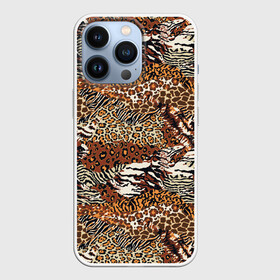 Чехол для iPhone 13 Pro с принтом Шкуры Диких Животных в Белгороде,  |  | animals | safari | zoo | дикая природа | животные | жираф | звери | зебра | зоопарк | лев | сафари | слон