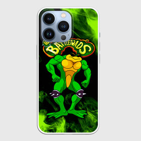Чехол для iPhone 13 Pro с принтом Battletoads Rash в Белгороде,  |  | Тематика изображения на принте: battle toads | battletoads | frog | rash | toad | батл тодс | батлтоадс | батлтодс | боевые жабы | жаба | лягушка | реш | рэш
