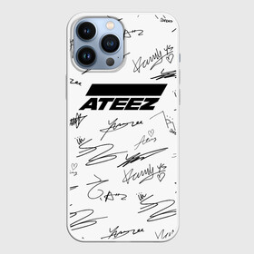 Чехол для iPhone 13 Pro Max с принтом ATEEZ АВТОГРАФЫ ЧЁРНО БЕЛЫЙ в Белгороде,  |  | ateez | kpop | ёсан | минки | сан | сонхва | уён | хонджун | чонхо | эйтиз | юнхо