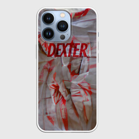 Чехол для iPhone 13 Pro с принтом Кровавая ткань в Белгороде,  |  | dexter | halloween | декстер | косплей | костюм | кровь | пленка | хелоуин