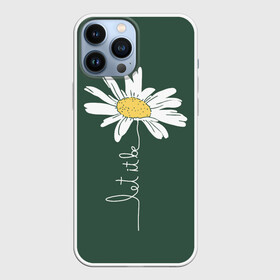 Чехол для iPhone 13 Pro Max с принтом let it be   будь как будет в Белгороде,  |  | chamomile | flower | let it be | white petals | wildflower | белые лепестки | будь как будет | полевой цветок | ромашка | цветок