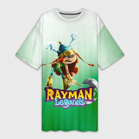 Платье-футболка 3D с принтом Rayman Legends Барбара в Белгороде,  |  | barbara | rayman legends | барбара | легенды раймана | легенды раймонда | легенды реймана | райман легендс | рейман легендс