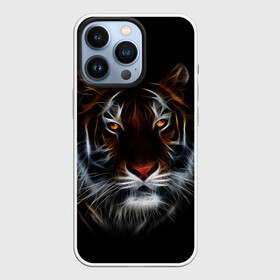 Чехол для iPhone 13 Pro с принтом Тигр в Темноте | Глаза Зверя в Белгороде,  |  | 2022 | beast | black | cat | christmas | merry | new year | tiger | xmas | водяной | год тигра | животные | зверь | когти | кот | кошки | новый год | огонь | паттерн | полосатый | рождество | тигр | узор | чб | черный