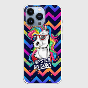 Чехол для iPhone 13 Pro с принтом Единорог Хипстер   Hipster Unicorn в Белгороде,  |  | neon | star | unicorn | единорог | звезды | конь | лошадь | неон | пони | радуга | радужный | субкультура | хипстер | хипстэр | юникорн