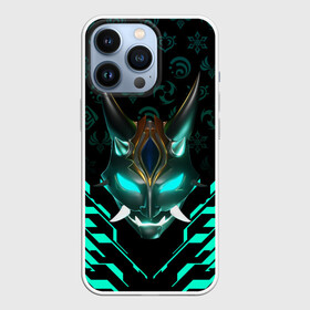 Чехол для iPhone 13 Pro с принтом GENSHIN IMPACT MASK XIAO GEOMETRY в Белгороде,  |  | anime | cyber | genshin impact | geometry | mask xiao | neon | xiao | аниме | геншен импакт | геншин импакт | геншин эмпакт | геншинимпакт | геометрия | игры | кибер | маска сяо | неон | персонажи | сяо